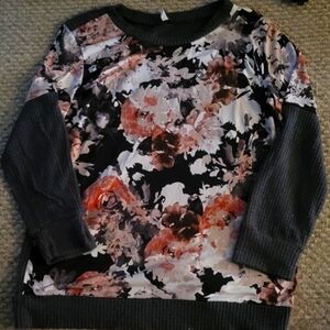 Floral sweater